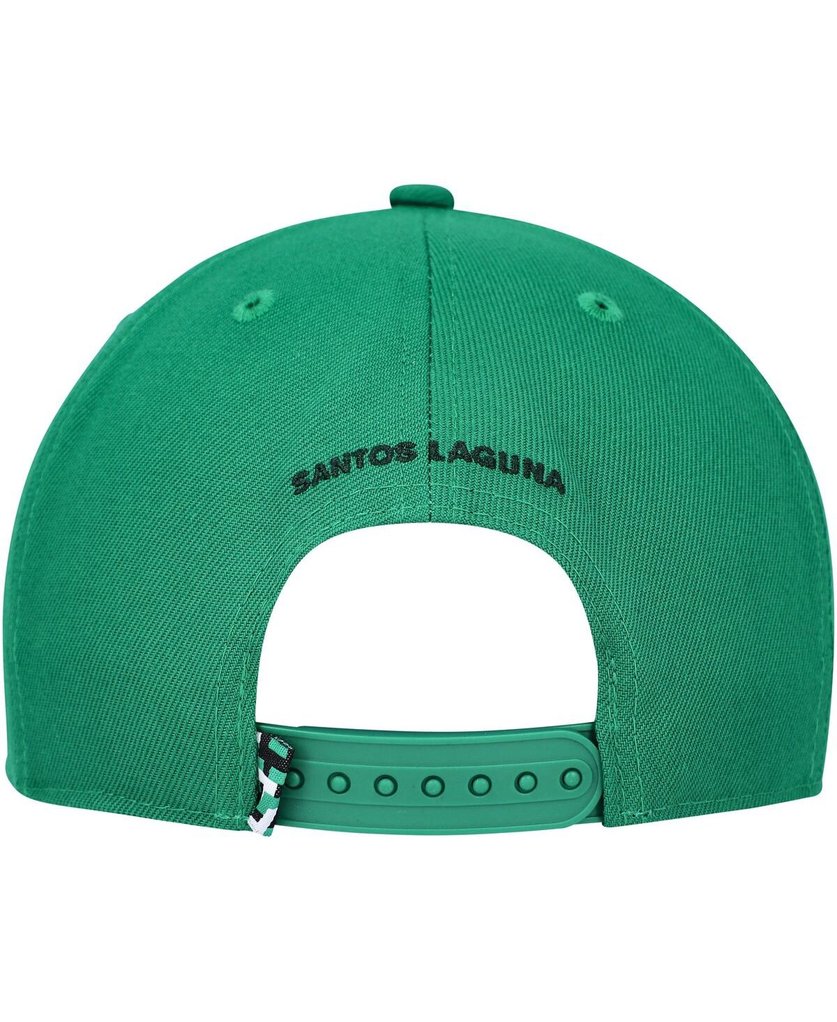 Shop Fan Ink Men's Green Santos Laguna Palette Snapback Hat