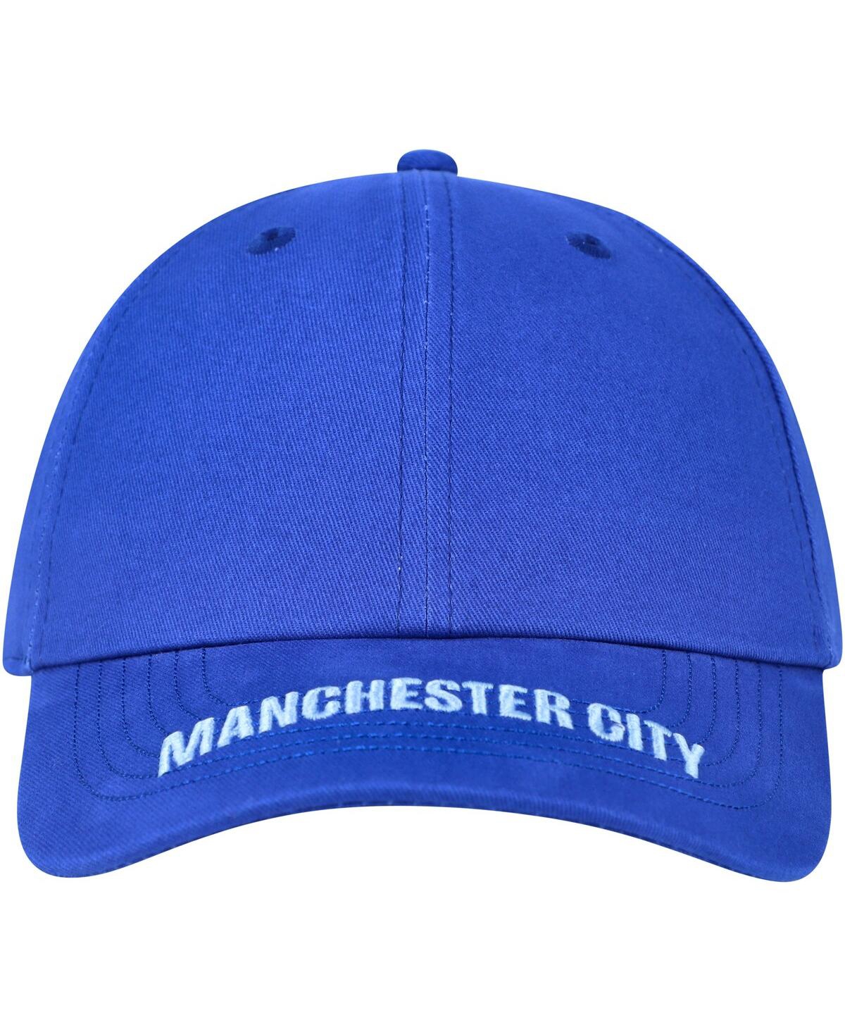 Shop Fan Ink Men's Blue Sky Manchester City City Adjustable Hat