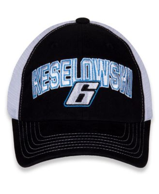 Women's Black, White Name and Number Adjustable Hat