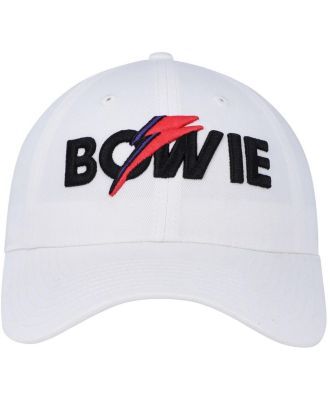 Men's White David Bowie Ballpark Adjustable Hat