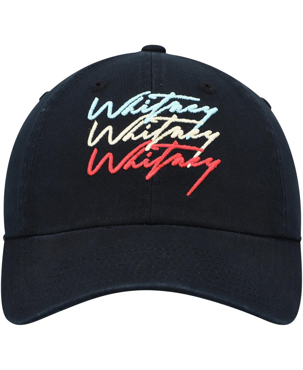 AMERICAN NEEDLE MEN'S AMERICAN NEEDLE BLACK WHITNEY HOUSTON BALLPARK ADJUSTABLE HAT 