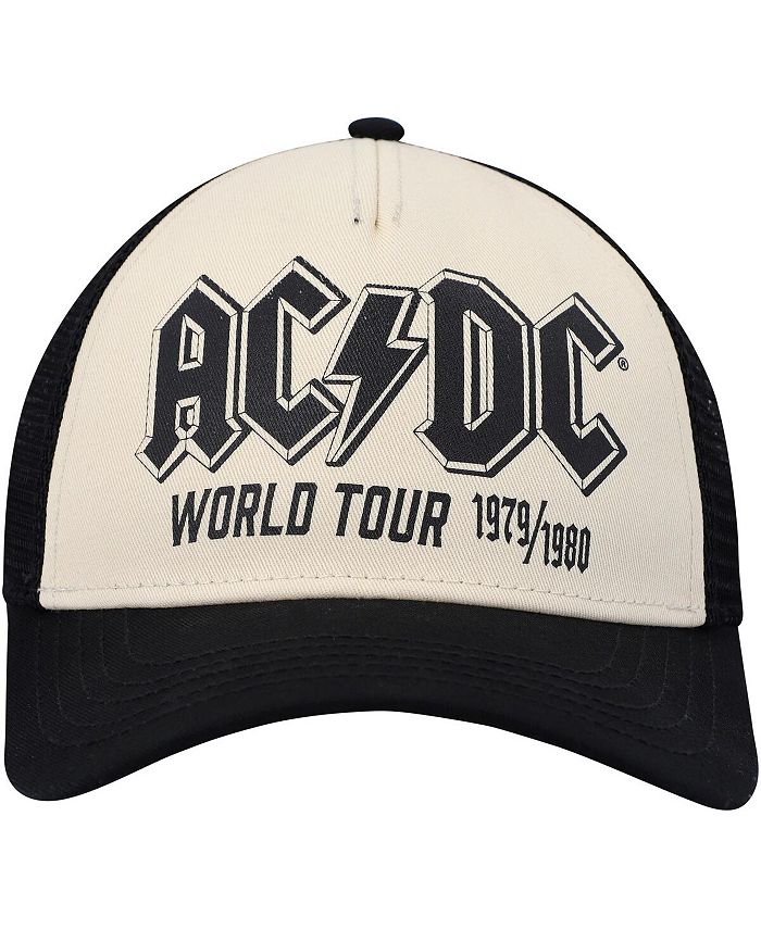 American Needle Men's Cream, Black AC/DC Sinclair Snapback Hat - Macy's