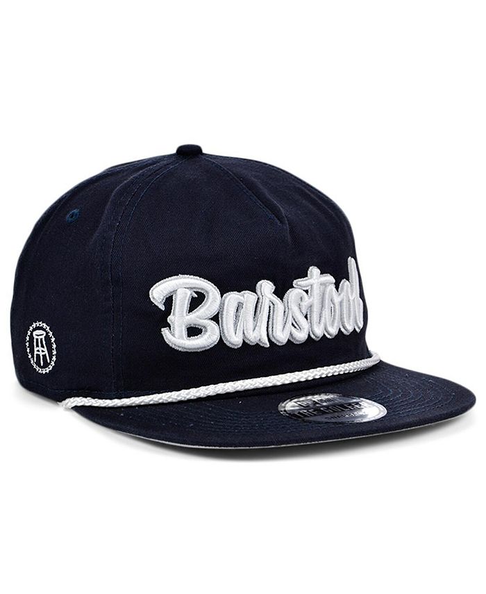New Era Men's Navy, White Barstool Sports Script Golfer Snapback ...