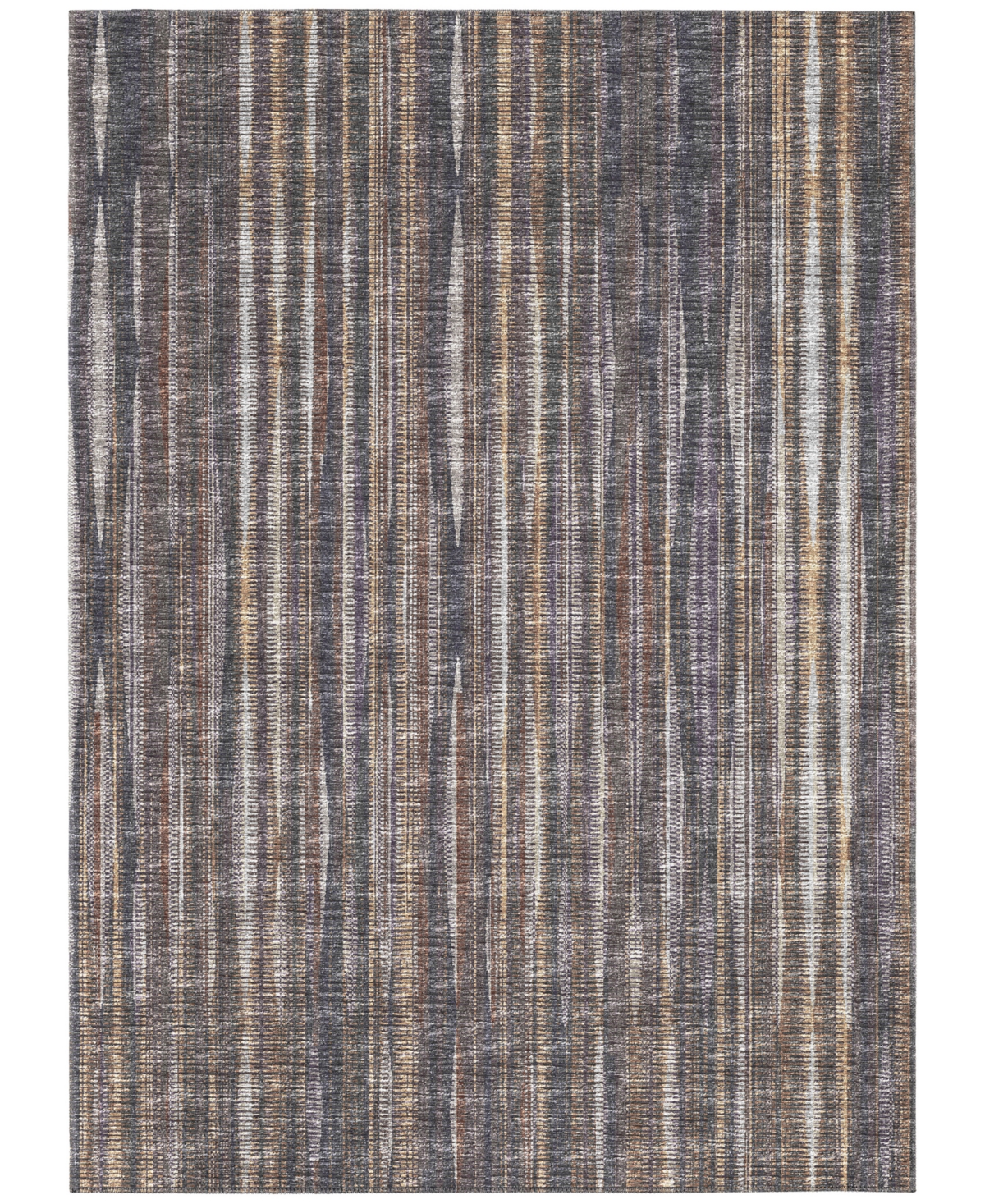 Addison Waverly Outdoor Washable AWA31 8' x 10' Area Rug - Brown