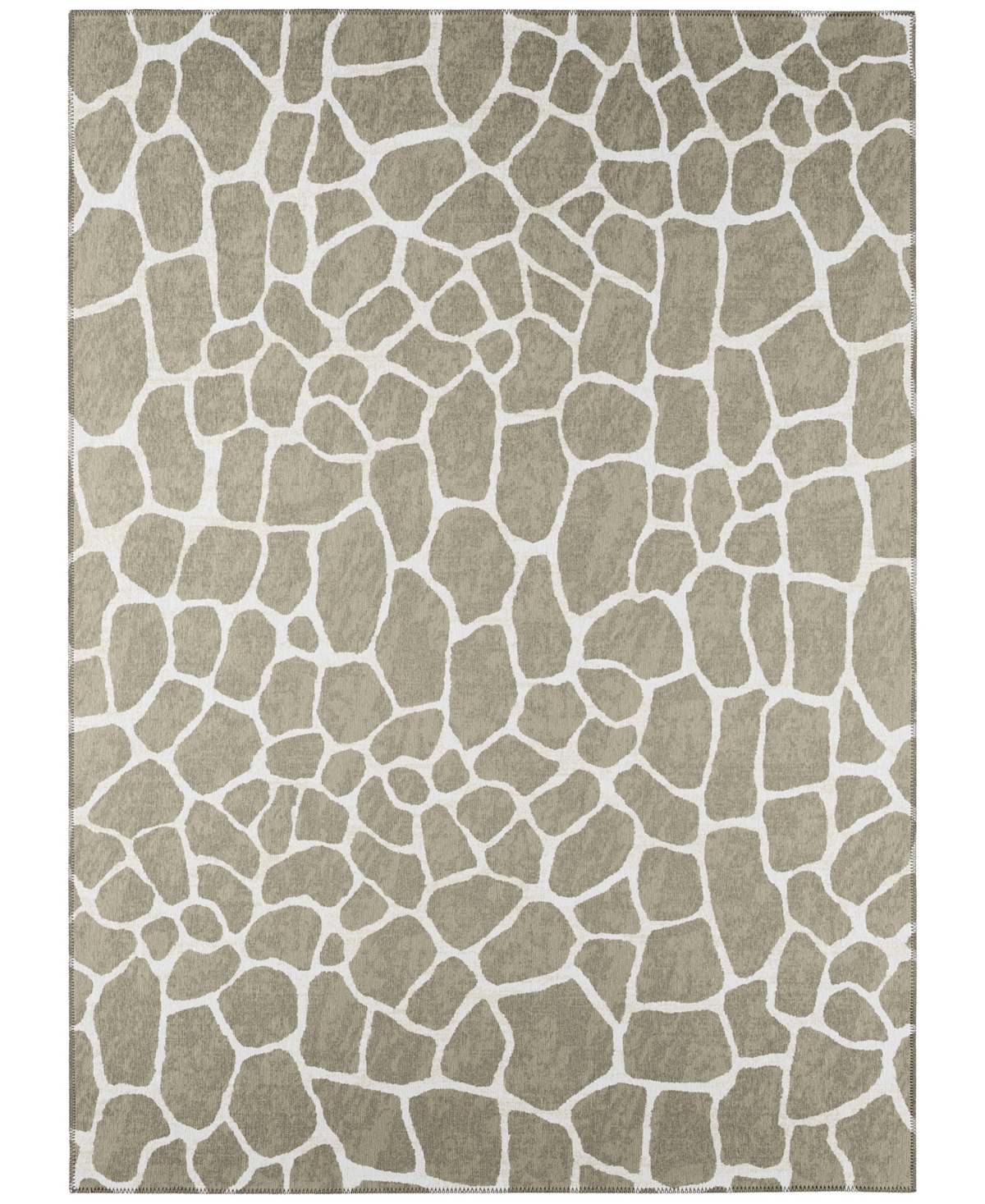 Addison Safari Outdoor Washable ASF34 9' x 12' Area Rug - Taupe