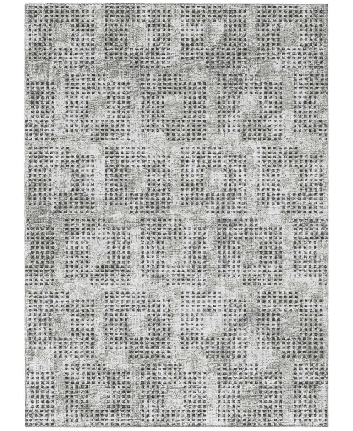 Addison Eleanor Outdoor Washable AER31 9' x 12' Area Rug - Gray