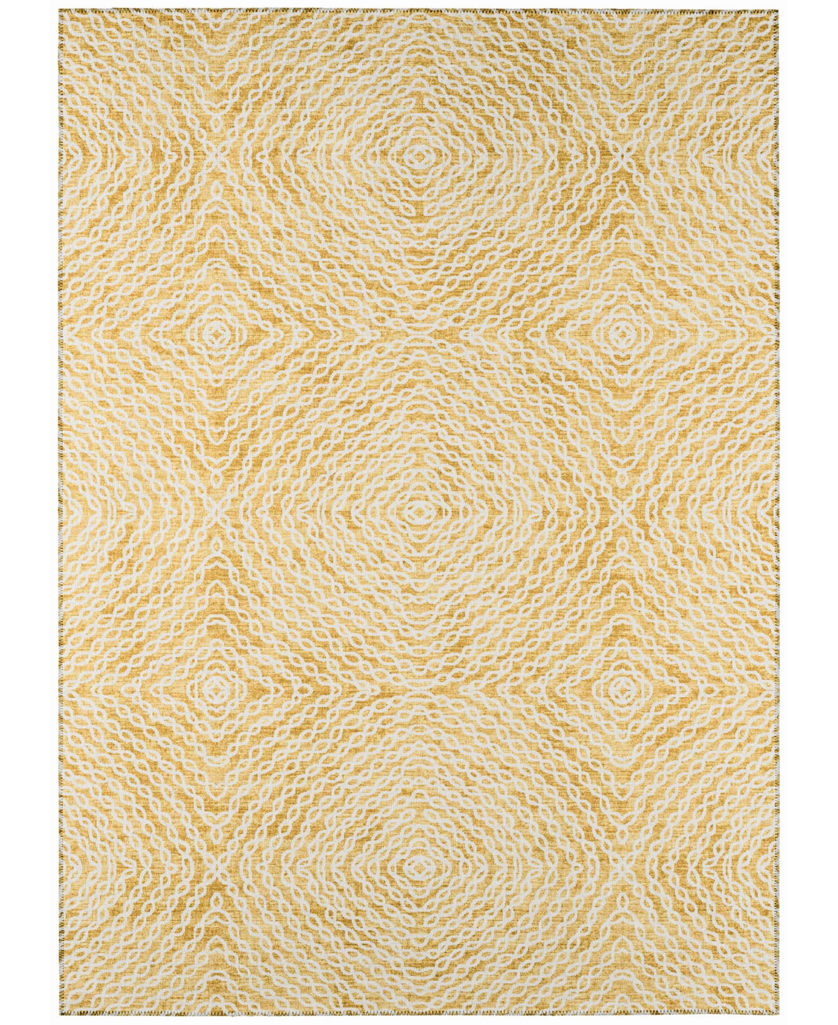 Addison Bravado Outdoor Washable ABV33 5' x 7'6in Area Rug - Maize