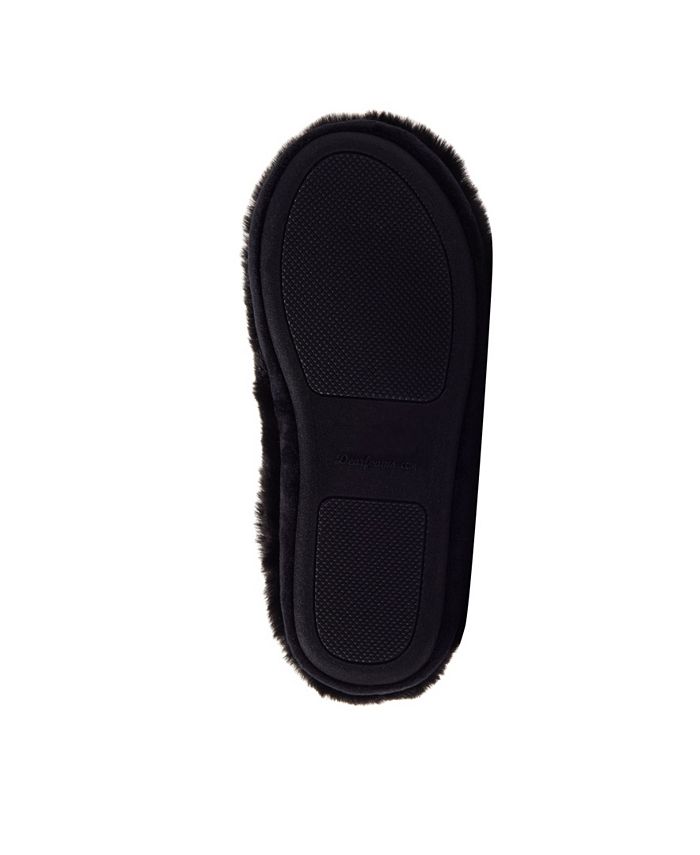 Dearfoams Women's Kimber Furry Bootie Slippers - Macy's