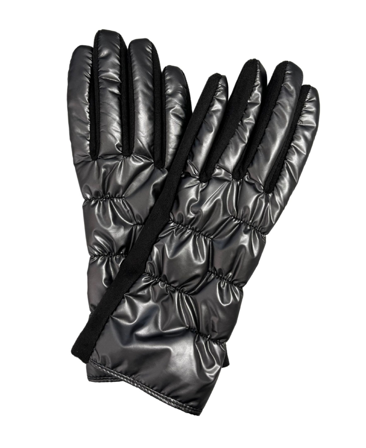 Marcus Adler Puffer Touchscreen Glove In Charcol