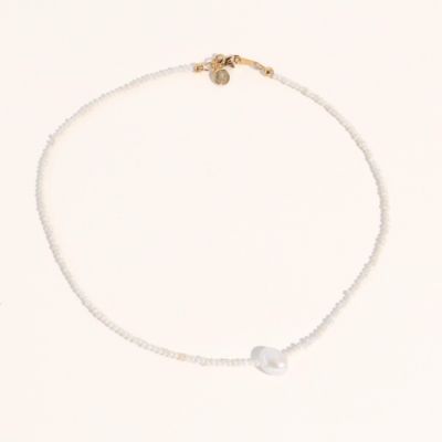 18K Gold Plated Freshwater Pearls - Rokas Necklace 16" For Women