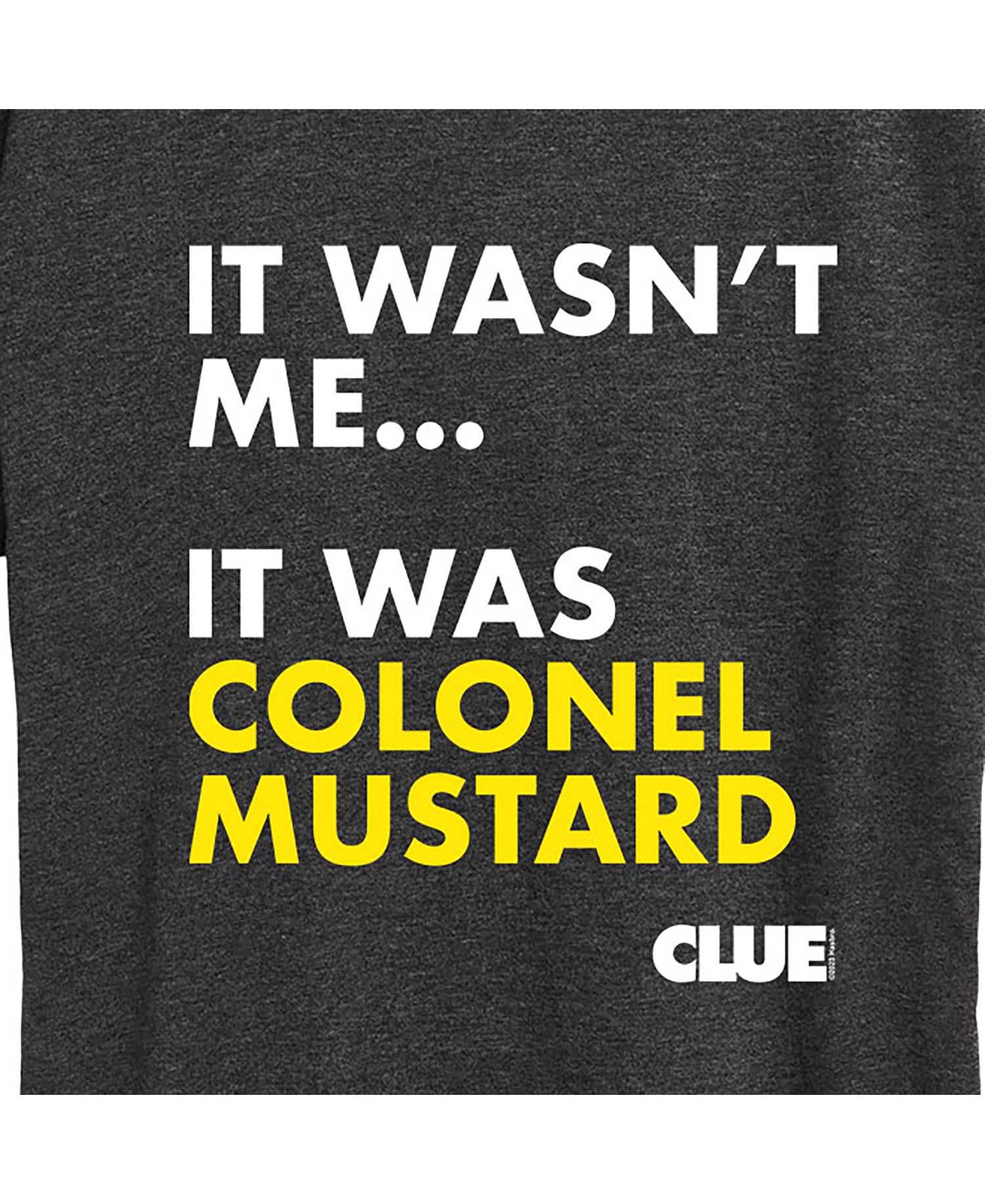 Trendy Plus Size Clue Colonel Mustard Graphic T-shirt