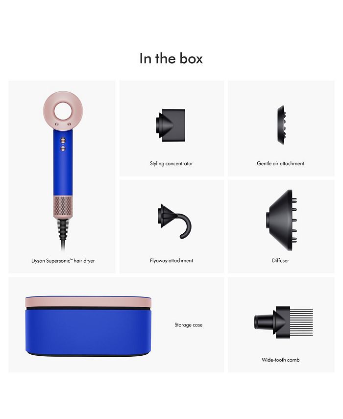 Dyson Special Edition Supersonic Hair Dryer Blue/Blush Macy's