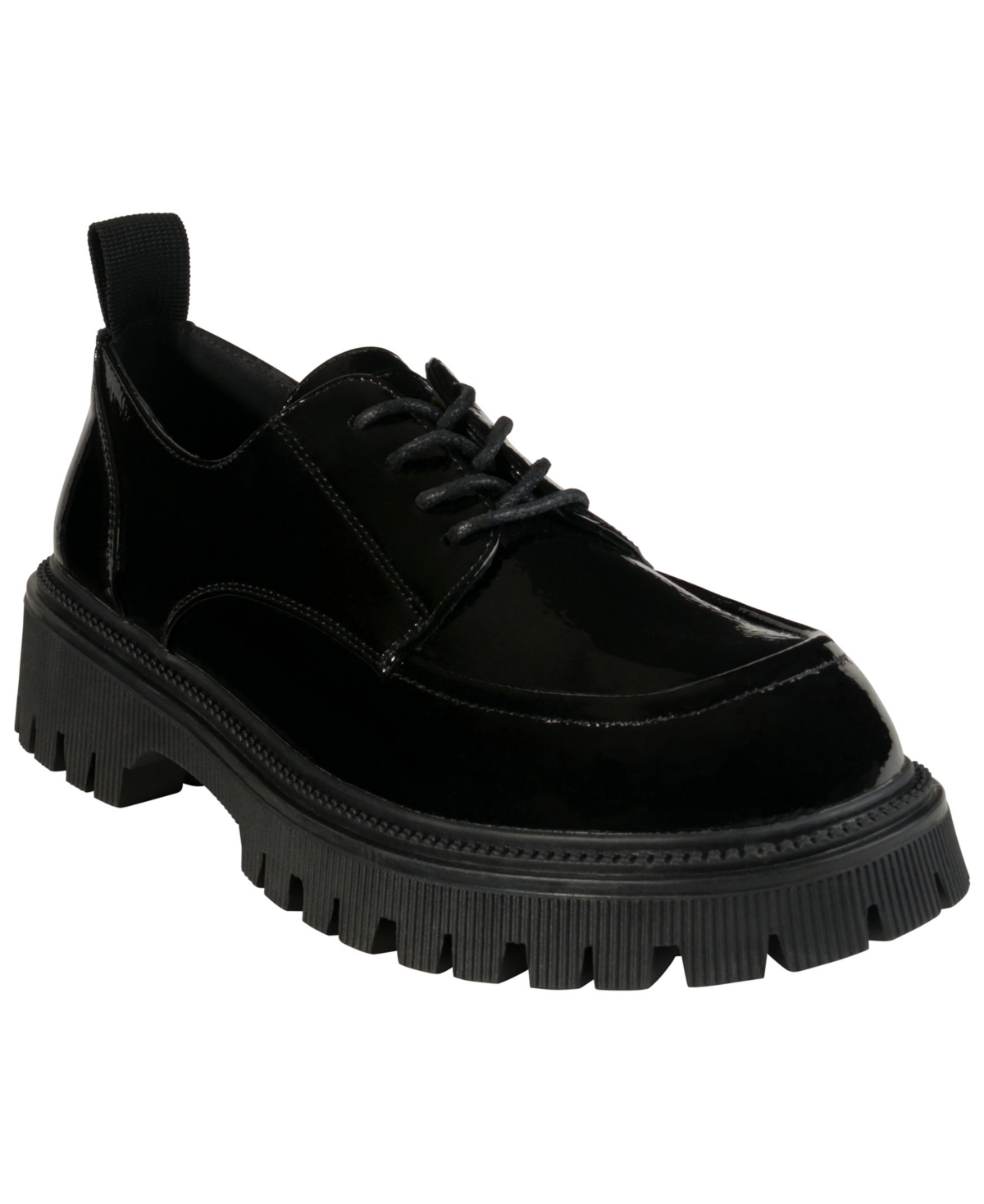 Gc Shoes Women's Drew Lace Up Lug Sole Oxford Loafers In Black