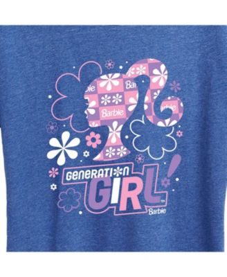 Trendy Plus Size Barbie Generation Girl Graphic T-shirt