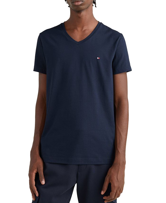 Tommy Hilfiger Men's SlimFit Stretch VNeck TShirt Macy's