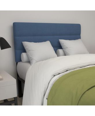 Coppola Full Size Powder Coated Metal Frame Tufted Upholstered Adjustable Slot Headboard