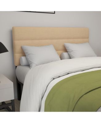 Coppola Queen size Metal Frame Tufted Upholstery And Powder Coated Headboard