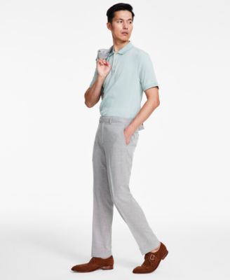 Men's Slim-Fit Mini-Houndstooth Suit