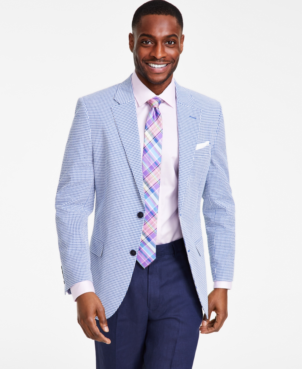 Nautica Men's Modern-Fit Sport Coats -grey