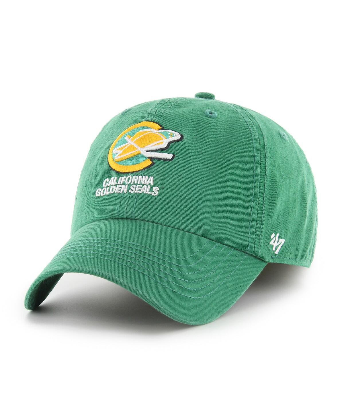 47 Brand Men's ' Kelly Green California Golden Seals Vintage-like Classic Franchise Flex Hat