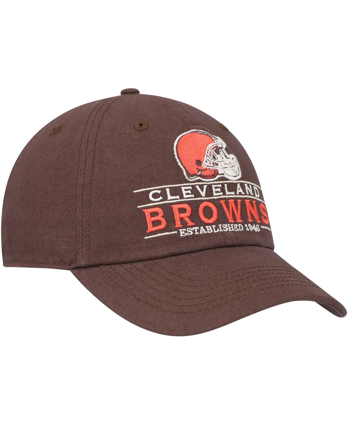 47 Brand Men's ' Brown Cleveland Browns Vernon Clean Up Adjustable Hat