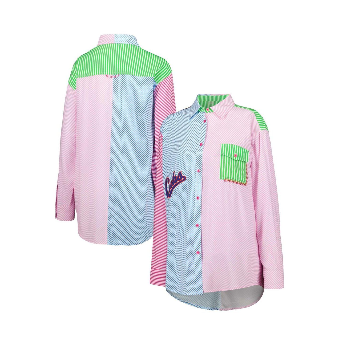 Женская рубашка Terez Chicago Cubs Button-Up — фото 1