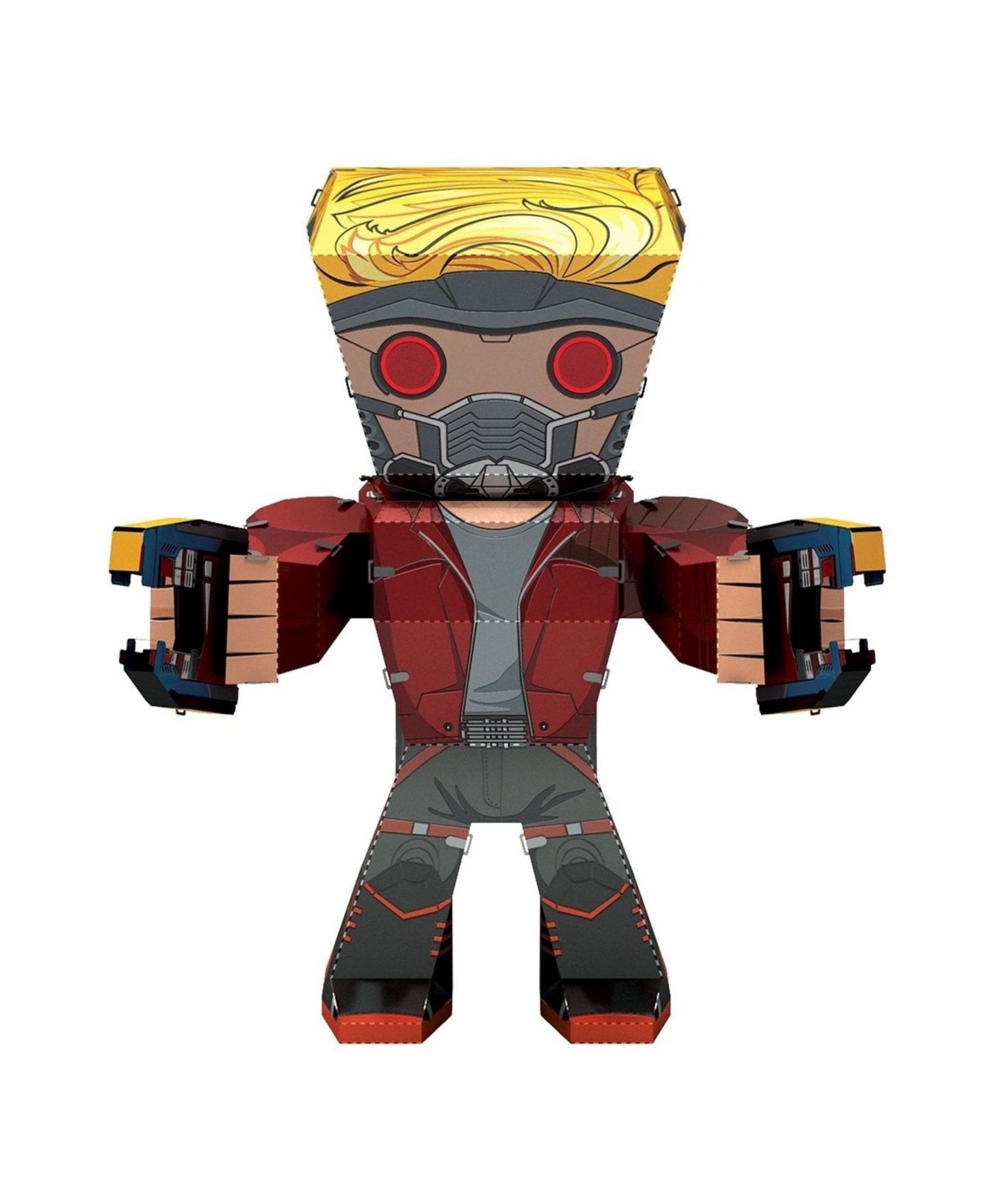 Детские конструкторы Fascinations Metal Earth Legends Guardians Of The Galaxy Star-Lord Steel Model Kit — фото 1