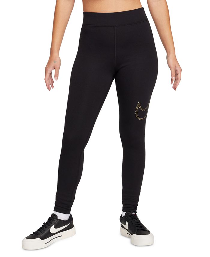 Nike Women's Sportswear Premium Essentials High-Waisted Shine Leggings -  Macy's