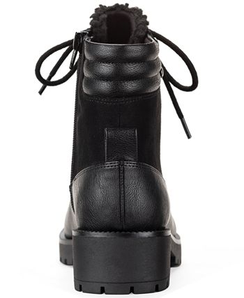Style & Co Fantasiaa Lace-Up Winter Boots, Created for Macy's - Macy's