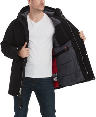 Men's Calvary Twill Hooded Car Coat