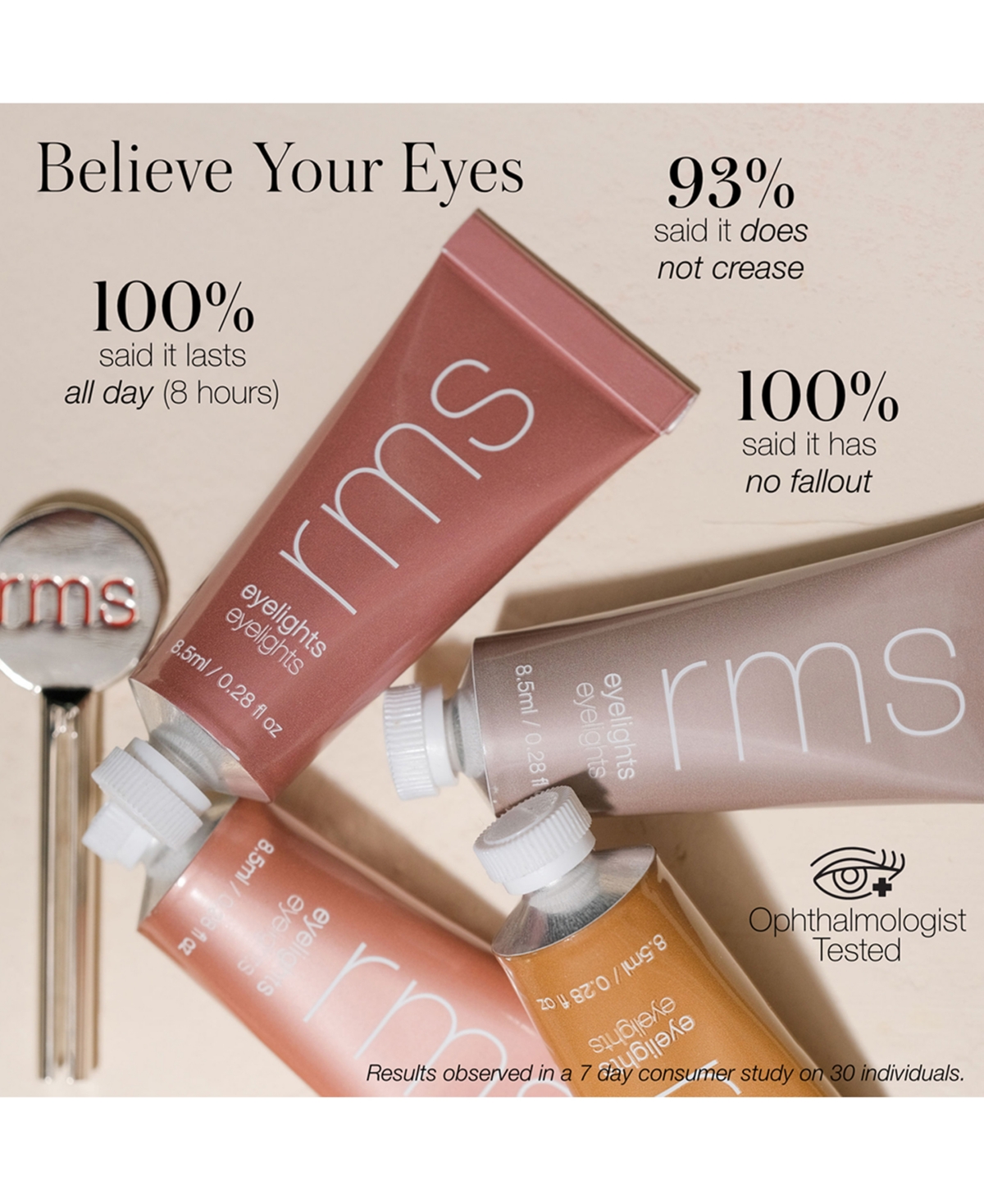 Shop Rms Beauty Eyelights Cream Eyeshadow In Eclipse