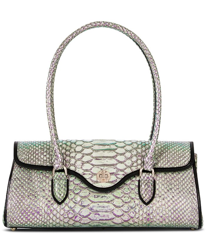Brahmin Dayan Mulberry Potion Cimorene Medium Leather Satchel Macy s