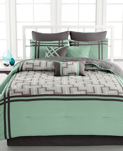 CLOSEOUT! Bryce 10 Piece Comforter Sets