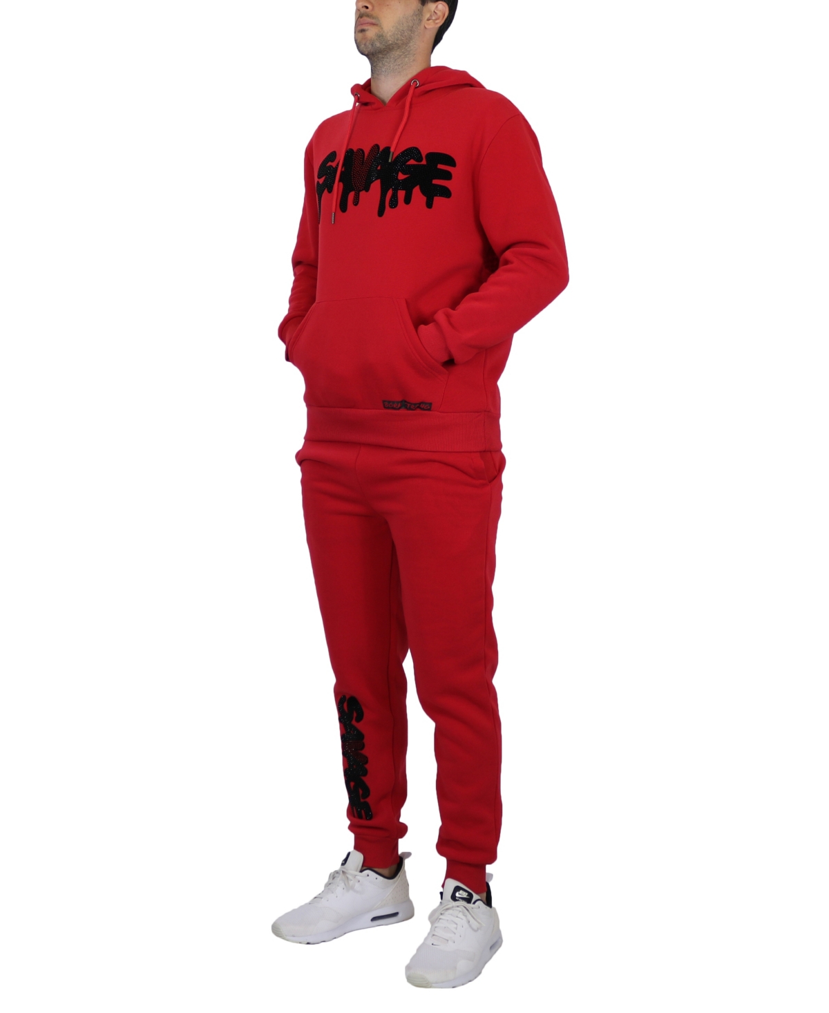 Galaxy By Harvic Men's Fleece-Lined Pullover Hoodie and Jogger Sweatpants, 2 Piece Set