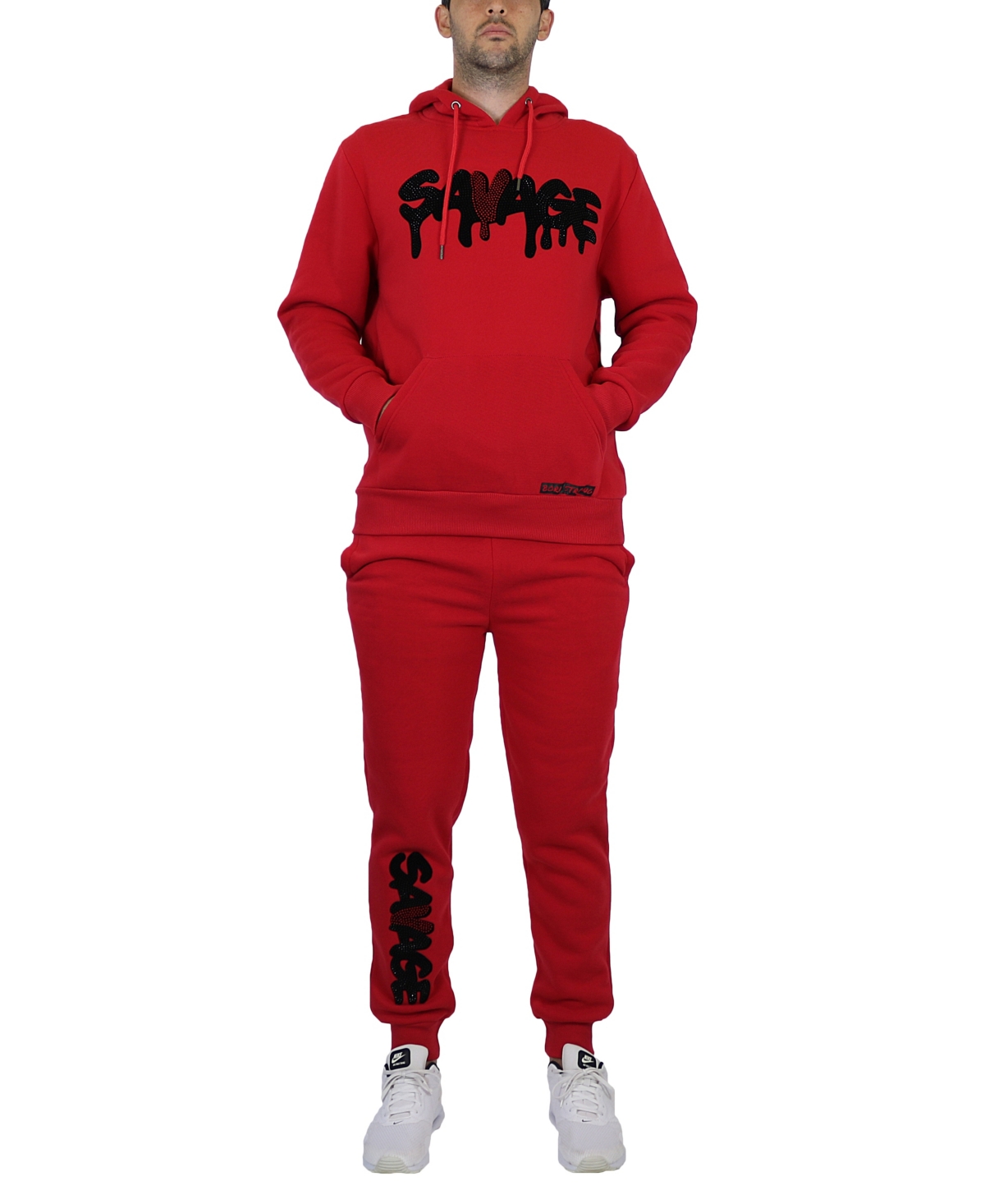 Galaxy By Harvic Men's Fleece-Lined Pullover Hoodie and Jogger Sweatpants, 2 Piece Set
