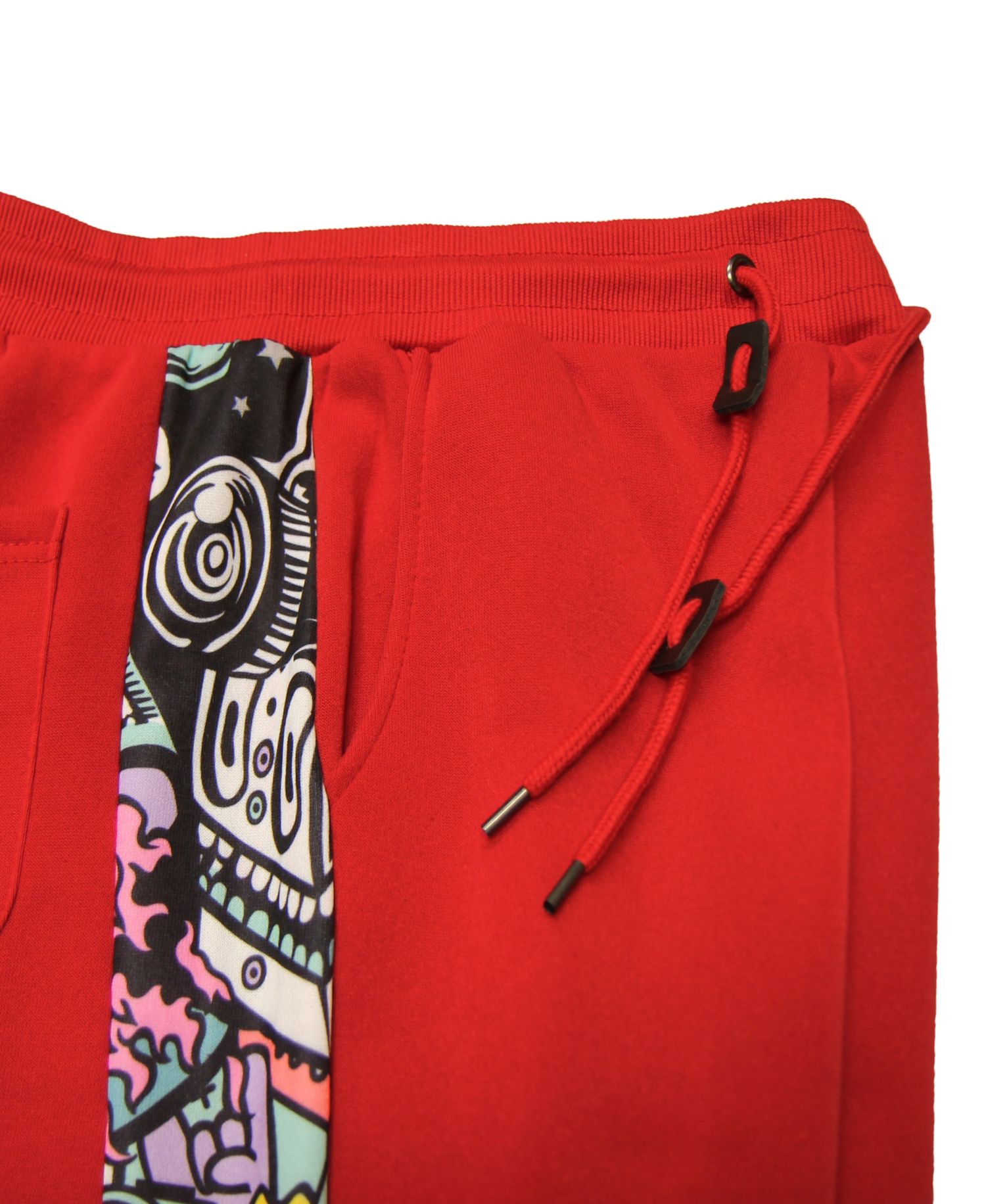 Men's Fleece-Lined Jogger Sweatpants with Contrast Trim Design