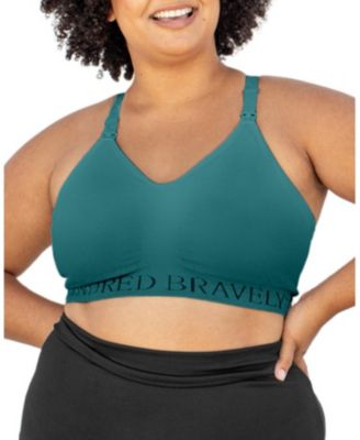 Plus Size Busty Sublime Hands-Free Pumping & Nursing Sports Bra Fits 42E-46I