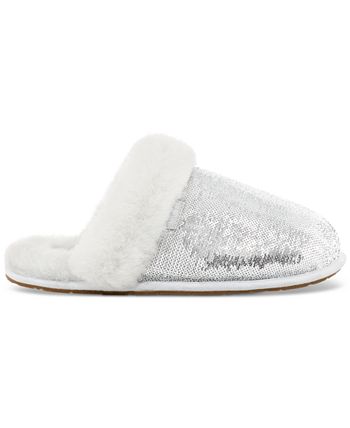 UGG Women s Scuffette II Mirror Ball Slip On Slide Slipper Flats