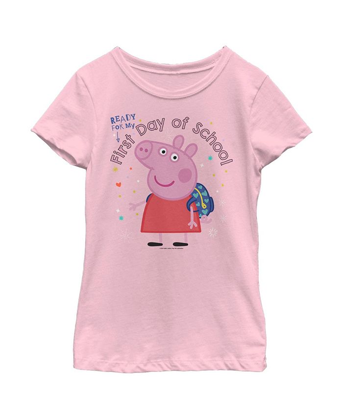 Hasbro Girl s Peppa Pig Ready for my First Day of School Child T