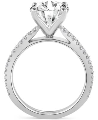 Certified Lab Grown Diamond Engagement Ring (3-3/8 ct. t.w.) in 14k Gold