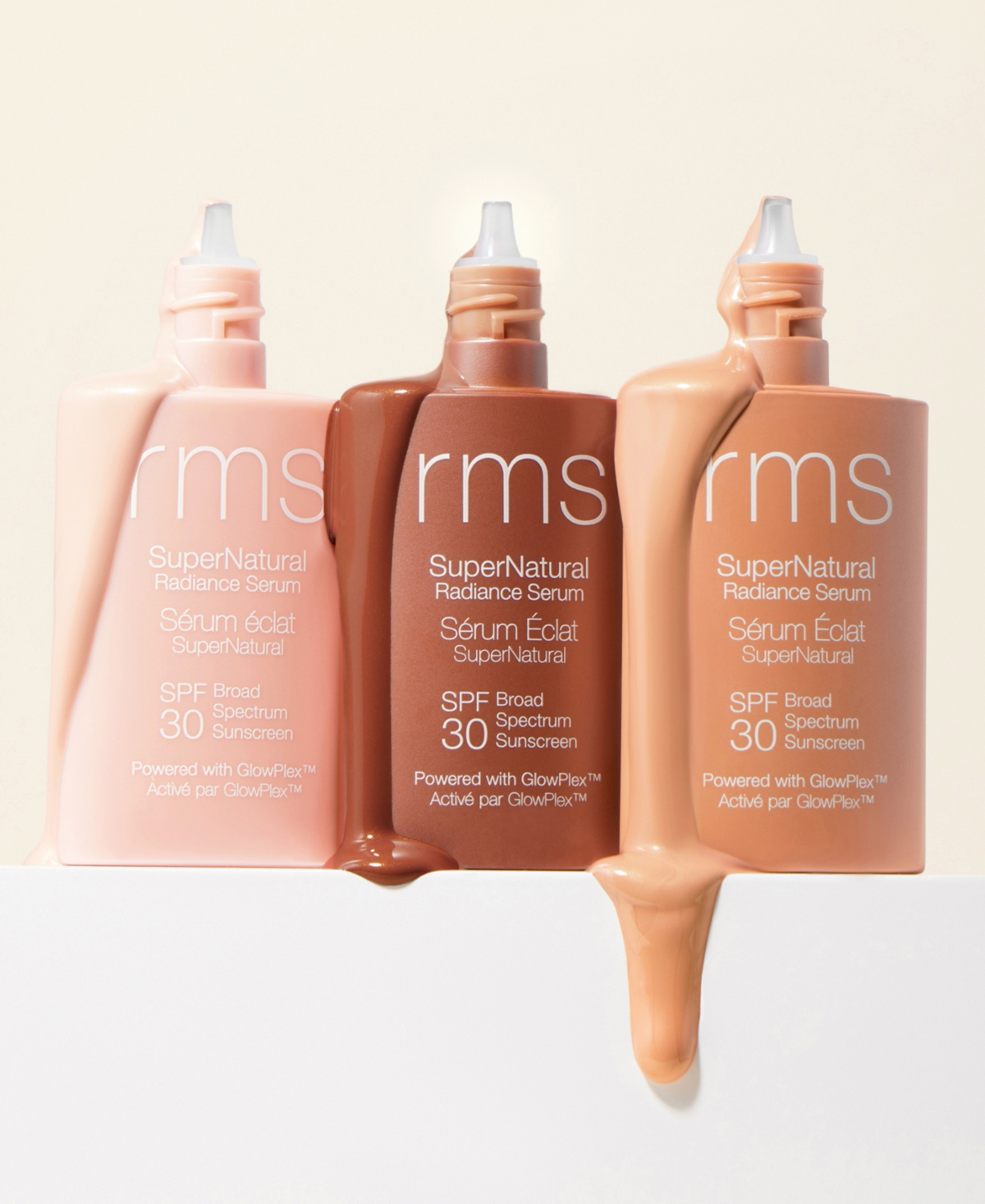 Shop Rms Beauty Supernatural Radiance Serum Spf 30 Sunscreen In Medium Aura