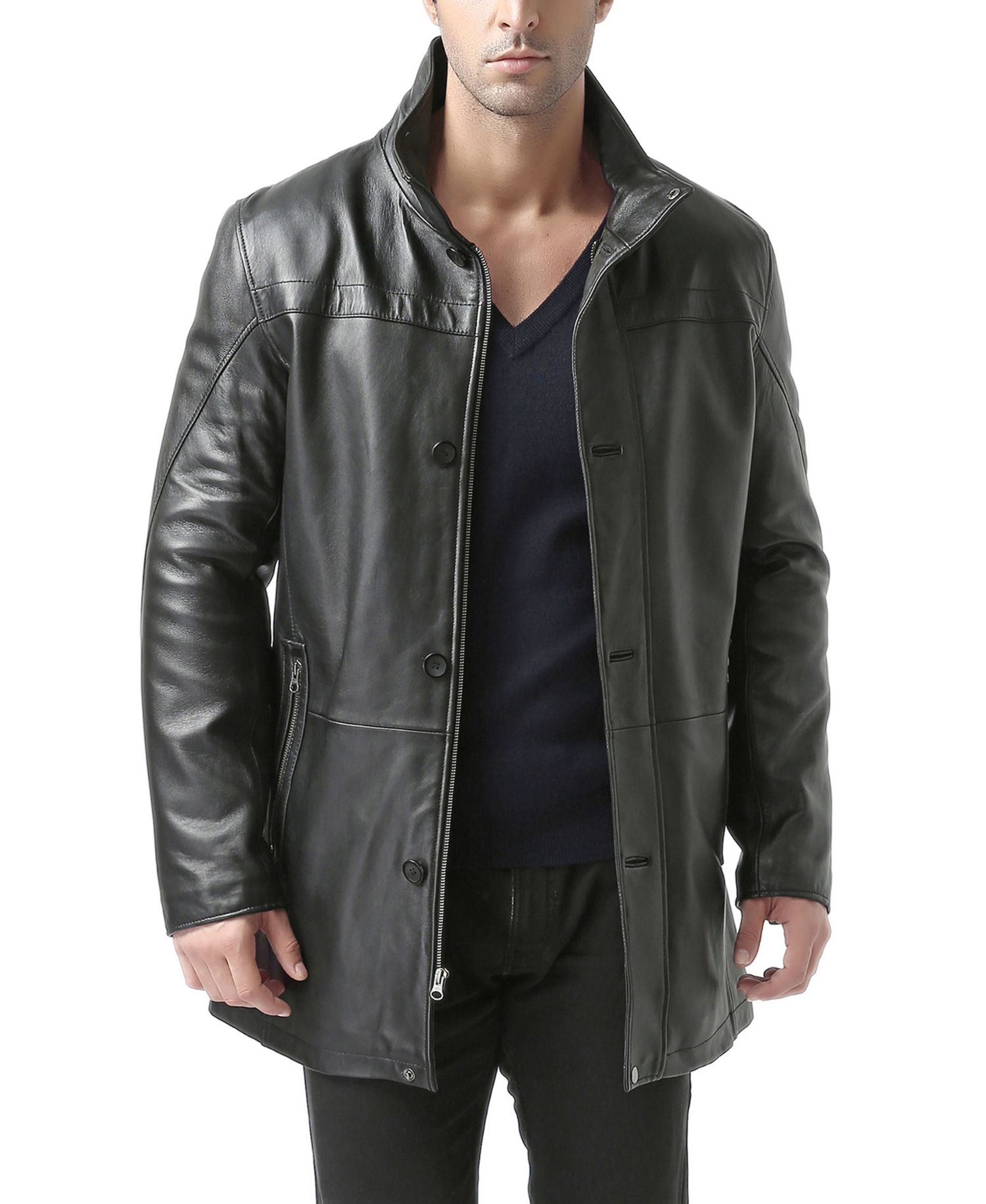 Men's Men Chad Leather Car Coat