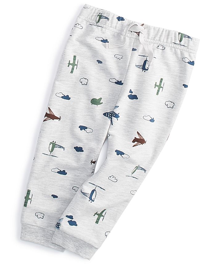 First Impressions Baby Boys Cool Dude Jogger Pants Gray Size 24mos