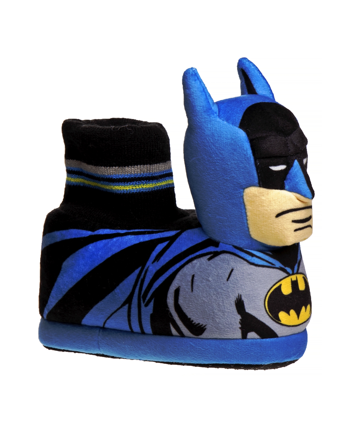 Shop Warner Brothers Toddler Boys Batman Dual Sizes House Slippers In Black,blue