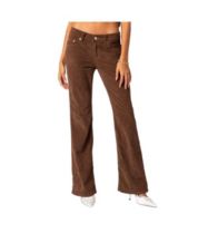 Generic Plus Size Stretch Corduroy Pants Women XL Brown @ Best Price Online