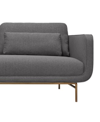 Lilou 77" Polyester with Metal Legs Sofa