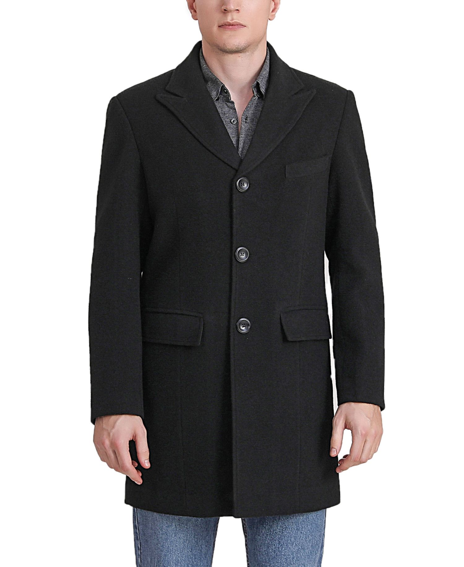 Men's Men Marc Wool Blend Walker Coat