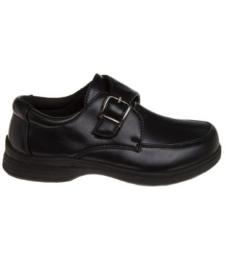 Little Boys School Hook and Loop Closure Shoes