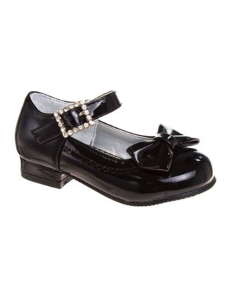 Toddler Little Girls Dress Mary Jane Wedding Party Heels Flower Shoes