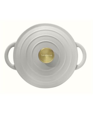 Enamel Cast Iron 3 Quart Dutch Oven with Lid